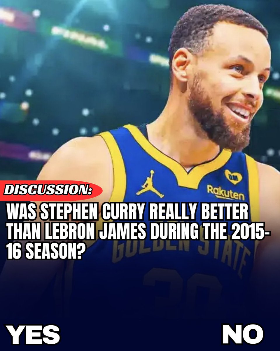 Adeade297789's tweet photo. WHO WAS REALLY THE BETTER PLAYER IN 2015–16 — STEPHEN CURRY OR LEBRON JAMES? 👀🏆 https://t.co/5NdrbkpKA9