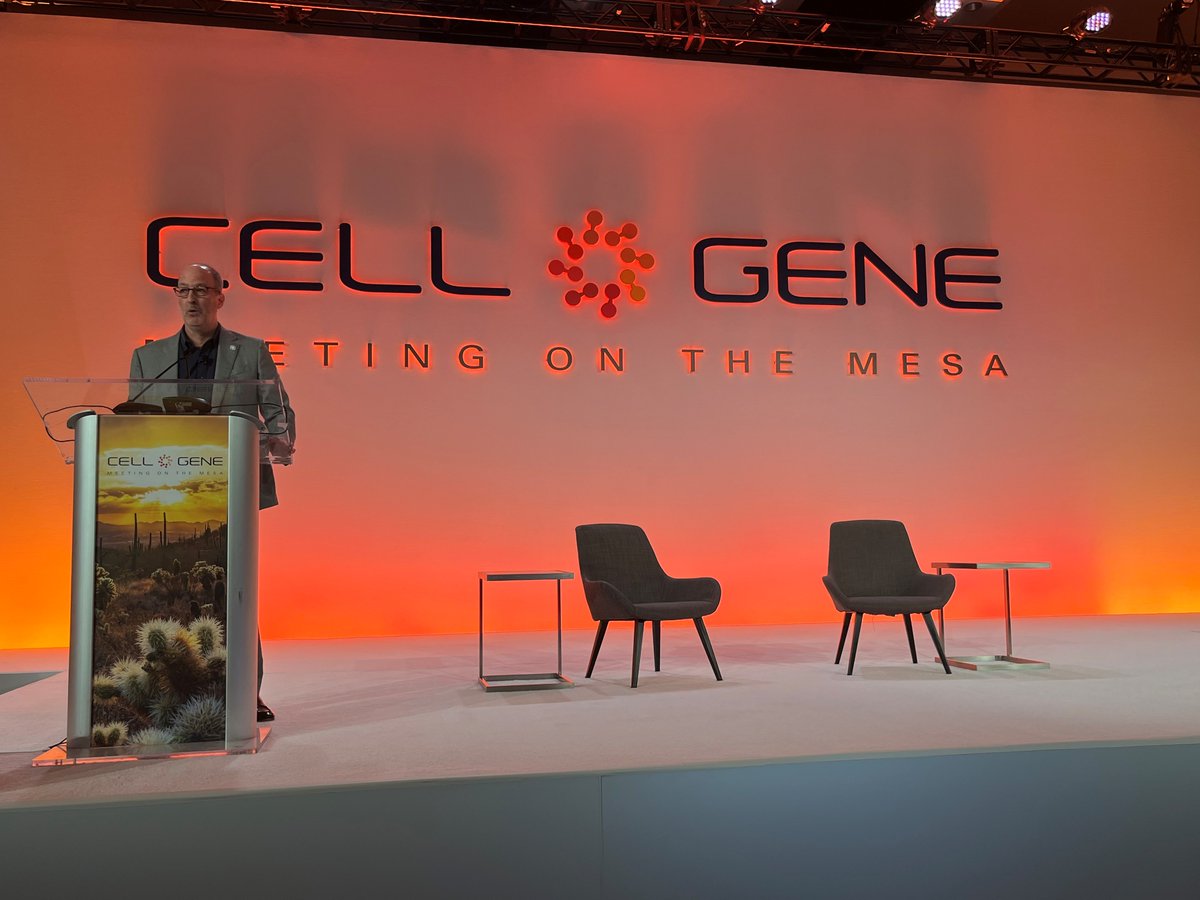 alliancerm's tweet photo. This morning, ARM CEO Tim Hunt delivered an update on the cell and gene therapy sector during the opening remarks for hashtag#CGMesa26. His overview of the sector's direction can be broken down into three categories...
1/4 https://t.co/hcDYn1Kaix