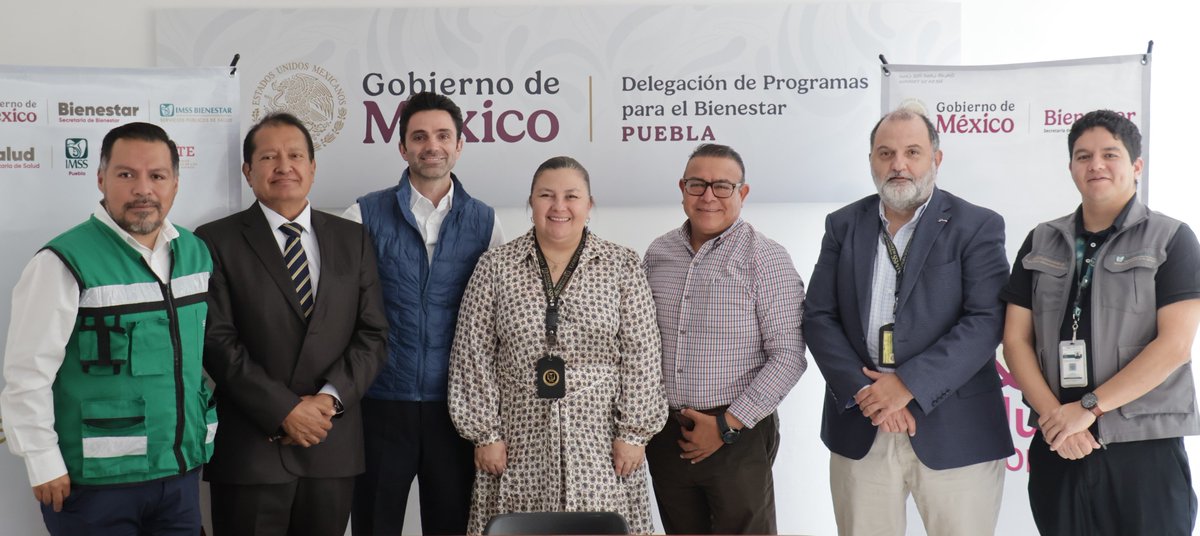 BienestarMx_Pue's tweet photo. La salud es una prioridad para el Gobierno de México. 🇲🇽

En Puebla, fortalecemos la coordinación entre las instituciones del sector salud para avanzar en Salud Casa por Casa y garantizar una atención más cercana, preventiva y humana.

#SaludCasaPorCasa https://t.co/tmfCZRnbyh