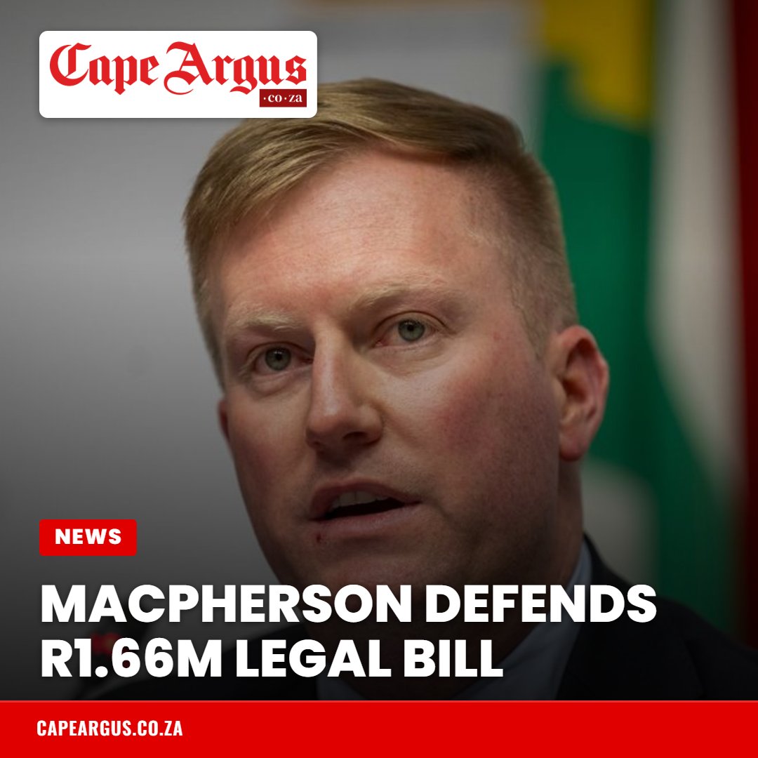 TheCapeArgus's tweet photo. Public Works Minister Dean Macpherson has defended his department’s R1.66 million legal spend in the court challenge against the Expropriation Act.
Read more: https://t.co/DgGgskxvM0
#CapeArgus #DeanMacpherson #ExpropriationAct #SouthAfrica #LegalFees https://t.co/bUQ1LxKu2c