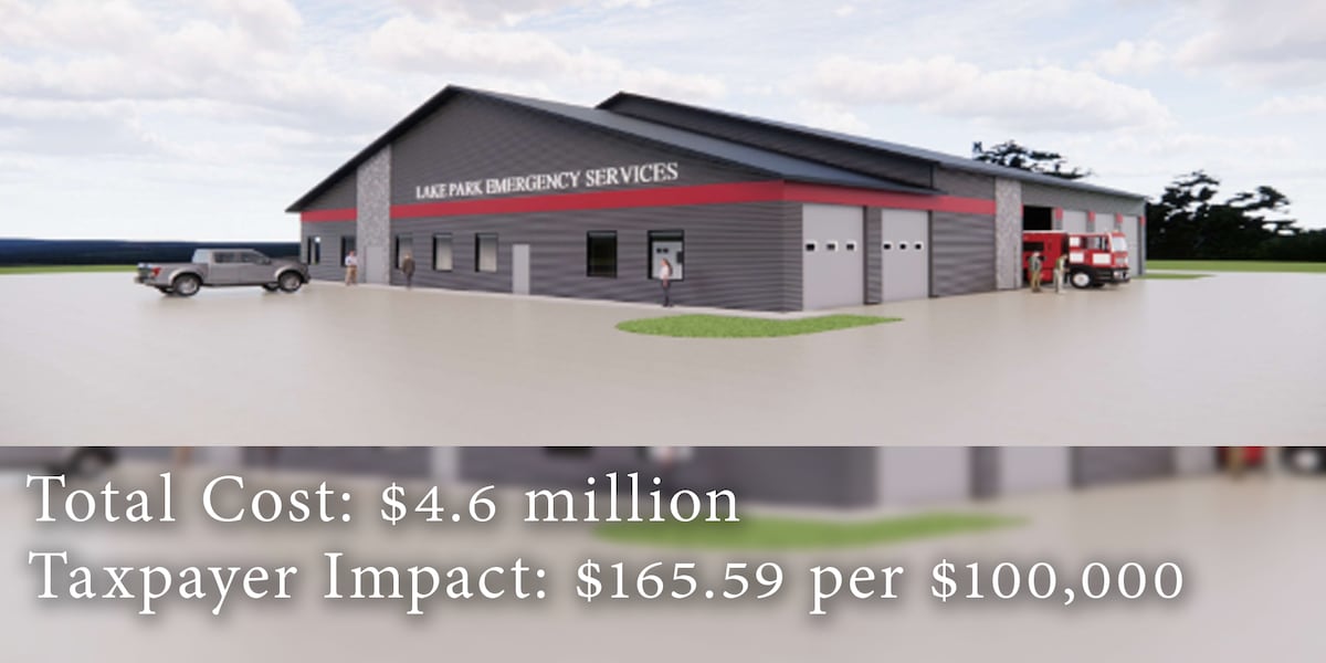 ktivnews's tweet photo. Lake Park voters to decide $4.6M bond for shared fire, rescue station https://t.co/yvthhKv7EY
