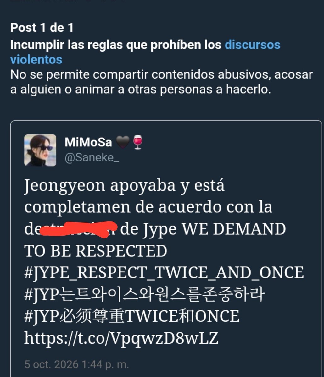 Saneke_'s tweet photo. BYE, en Twitter lit publican p0rno y hay 918391028811 cuentas que a diario se dedican a crear d33pfake y existen cuentas que insultan a Twice, pero yo no puedo decir ésto porque soy un trrorista y me blq JAJAJAJAJAJAJA https://t.co/hYfWXeT46Q