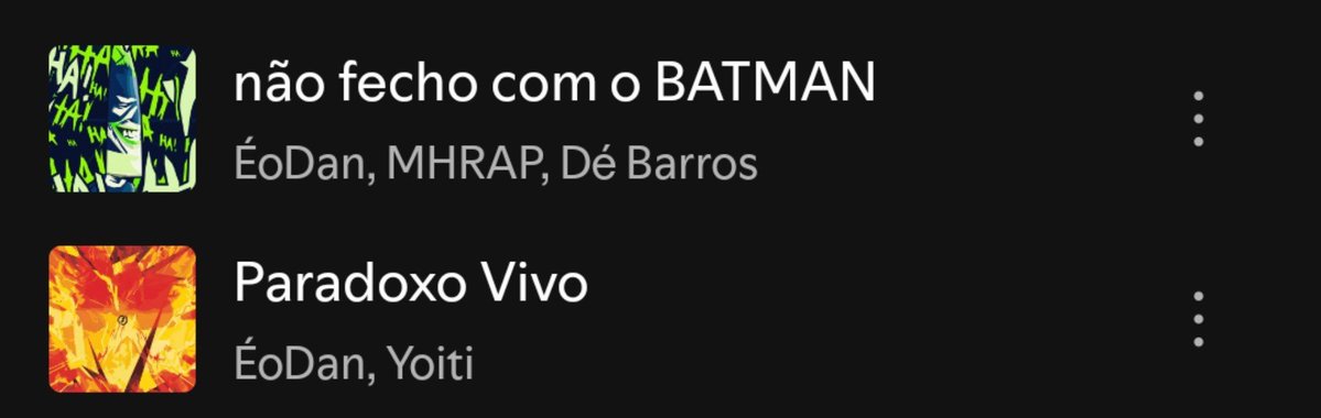 Musicageekbraba's tweet photo. Poh, essas foram as últimas músicas dele que eu escutei/gostei e adicionei na minha playlist...

Nem faz tanto tempo kkkkk. https://t.co/vQhTH4ZLQb