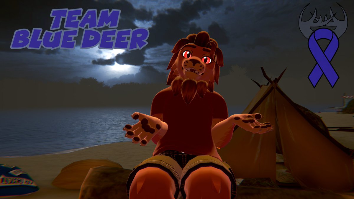 453Brax's tweet photo. Spooky season rolls on! Another day of chillin and raising money with #teambluedeer! Come hang out! https://t.co/oJCcPwv9UW https://t.co/KluLpExeBH