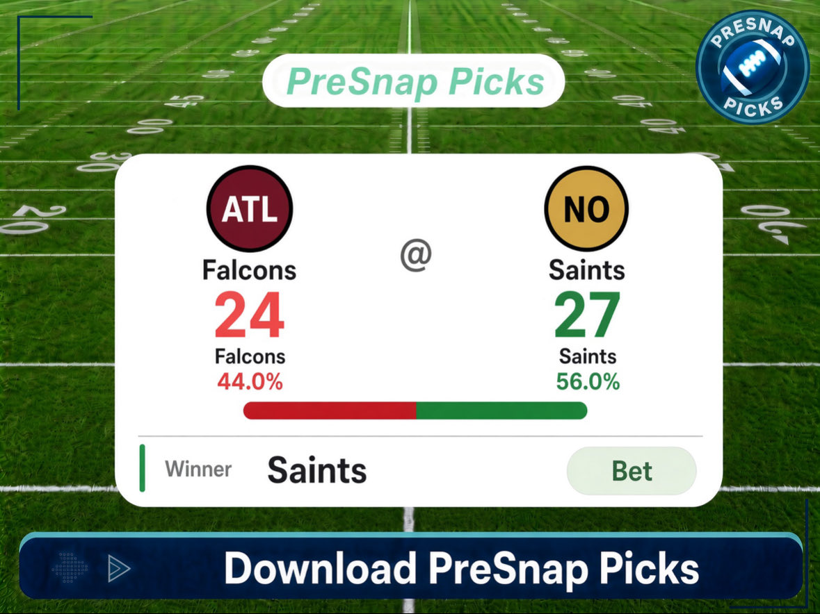 PaisanFore's tweet photo. Monday Night Football. ATL @ NO

Saints Falcons MNF https://t.co/UKW6J6Yf5l