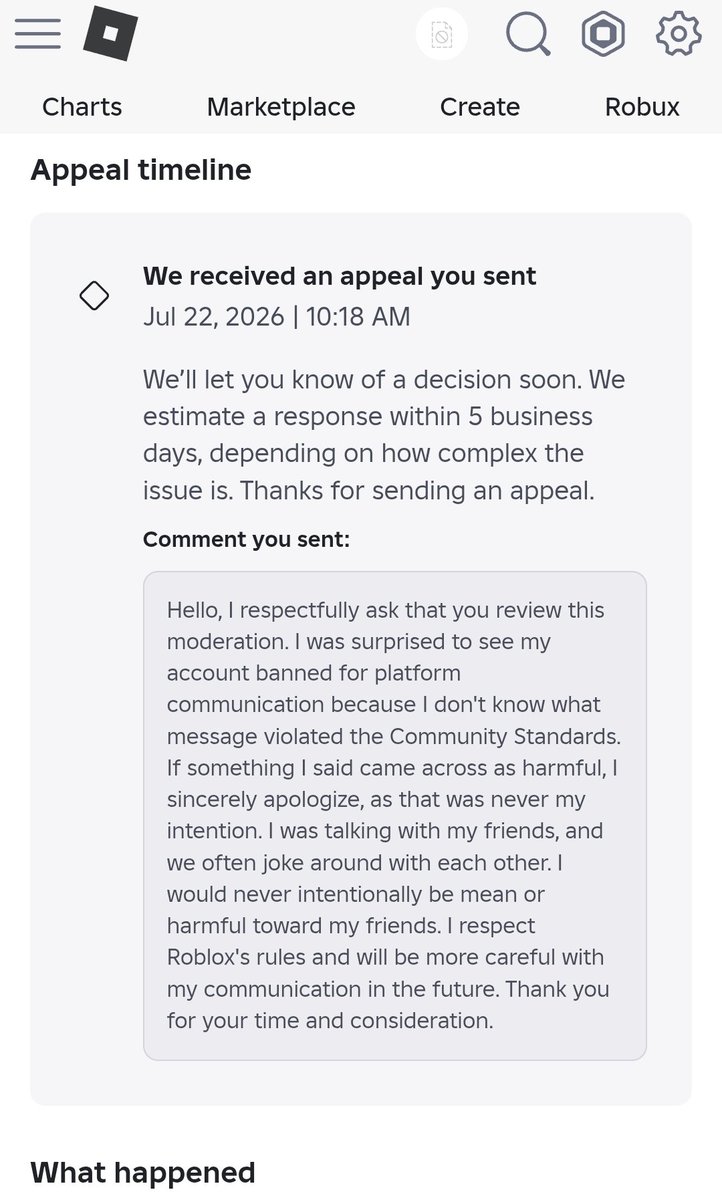 3zyrv's tweet photo. HOW CAN ROBLOX PERMANENTLY BAN ME FOR “CHILD ENDANGERMENT” WITHOUT SHOWING ME THE ACTUAL CHAT MESSAGE OR CONTENT THAT CAUSED IT? I WAS ONLY GIVEN A CHAT EVIDENCE ID, AND I’VE BEEN WAITING 75+ DAYS WHILE GETTING AUTOMATED RESPONSES. @Roblox @RobloxCreators @BOYMAMAG @nicktornow https://t.co/qAYJpxjEm6