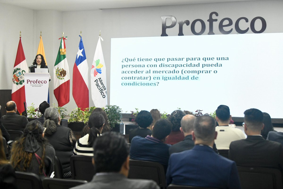 ivan_escalante's tweet photo. Hoy recibimos a autoridades y representantes de Chile 🇨🇱 , Colombia 🇨🇴 y Perú 🇵🇪 , países que forman parte de la @A_delPacifico, para presentar los resultados de la Hoja de Ruta para la protección de las personas consumidoras con discapacidad. 

🫱🏻‍🫲🏼 Asegurar condiciones de igualdad, autonomía y dignidad en el ejercicio de sus derechos rige la integración y cooperación regional para identificar desafíos y traducirlos en beneficios para la sociedad.