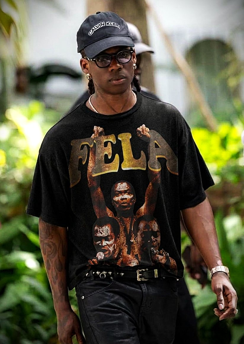 Mkstudios247_'s tweet photo. Fela bootleg tee

#clothingbrand #clothingdesign #graphicdesigner #streetwear #Fashion #shirt #designer https://t.co/B7M5WEbvtG