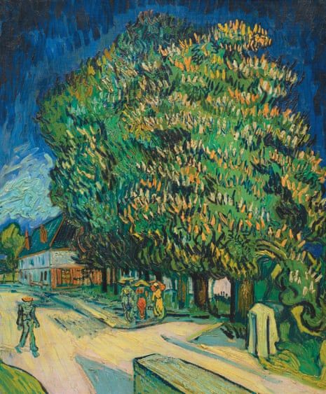 ShadowDogDesign's tweet photo. Van Gogh's "Châtaigniers en Fleurs" (valued at $180m) to go on display before being auctioned along w/ 11 other works by #Cézanne and #Monet & others https://t.co/fhMB6YhCbP #VanGogh https://t.co/hA9vaH4ajm
