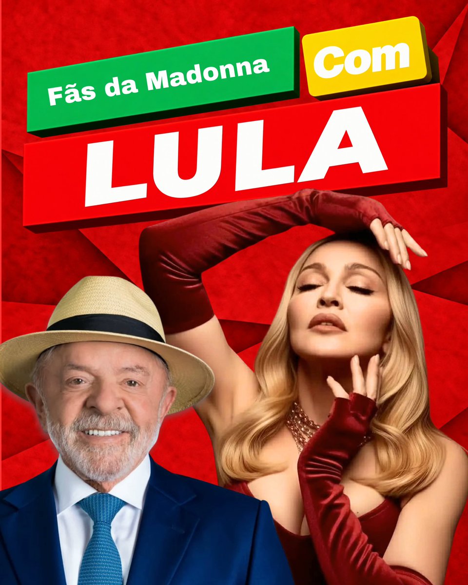 imperioMadonna_'s tweet photo. Dia 25 de Outubro é 13! 1️⃣3️⃣⭐️❤️

Em um momento tão importante para o nosso país, estamos mobilizando fãs para incentivar a consciência e a participação nas eleições.

Uma iniciativa está sendo organizada para unir nossa comunidade e levar essa mensagem de responsabilidade, esperança e mudança.

Ainda dá tempo de transformar nossa voz em ação. ❤️🇧🇷

#FandomsComLula @LulaOficial