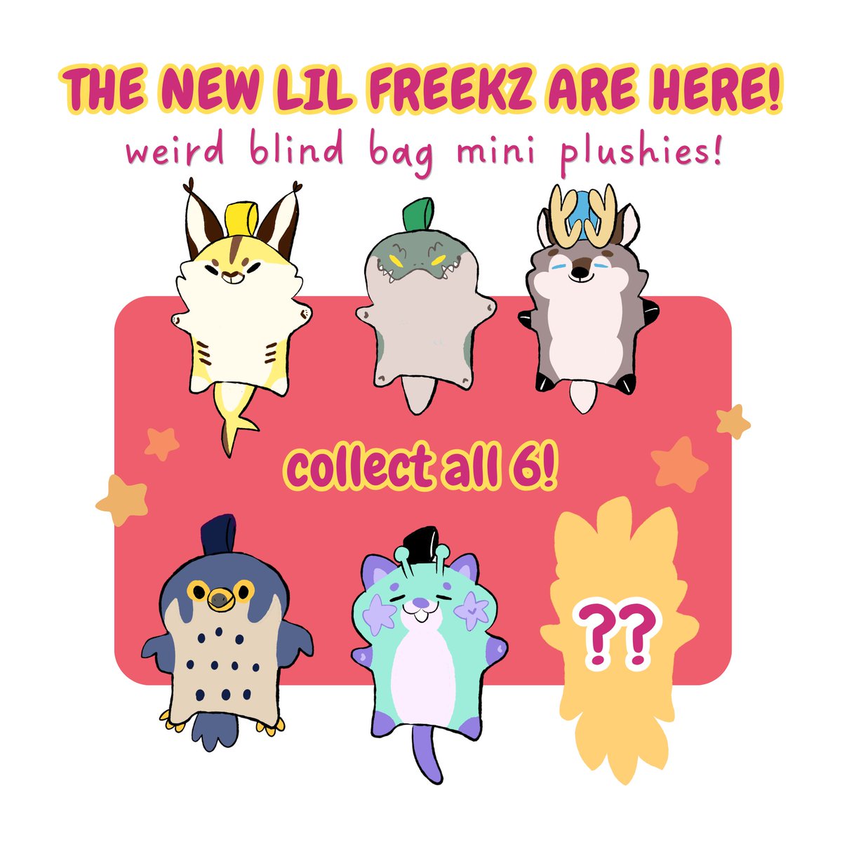 littlesofts's tweet photo. ✨✨BIG HUGS CAMPAIGN COUNTDOWN✨✨

Did you know besides Paprika there will be A WHOLE NEW SET OF LIL FREEKZ??

That's right!! Gotta catch 'em all (am I allowed legally to say that??)!!

See you tomorrow!

https://t.co/TFxYr0F8Hr https://t.co/WMc3eoSwlb