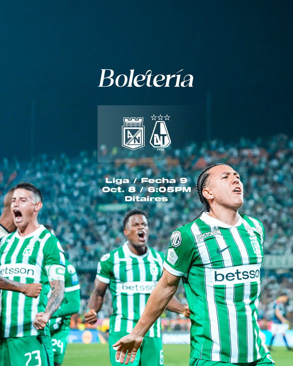 nacionaloficial's tweet photo. Ya está a la venta la boletería para el partido del próximo jueves, ante Tolima, en Ditaires.

Asegura tu entrada👇 
https://t.co/cp6eOcztzE https://t.co/tPCFpG8ORJ
