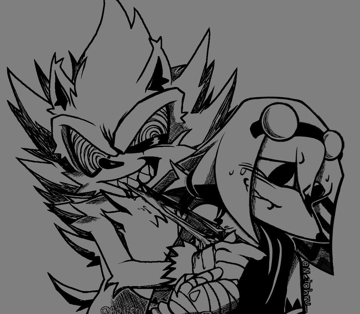 _Rott3n's tweet photo. Hunger.
(NOT MY YUMMESHIP)
—->@Netohru_ 
#yummeship #sonicexetwt #fleetwaysonic #sonic #gore #horror #hunger #canibal
#Тохіс #Toxicyaoi #sonicsona
#SonicTheHedghehog #originalcharacter #execommunity #sonictober2026 https://t.co/g5EwOhBQGl