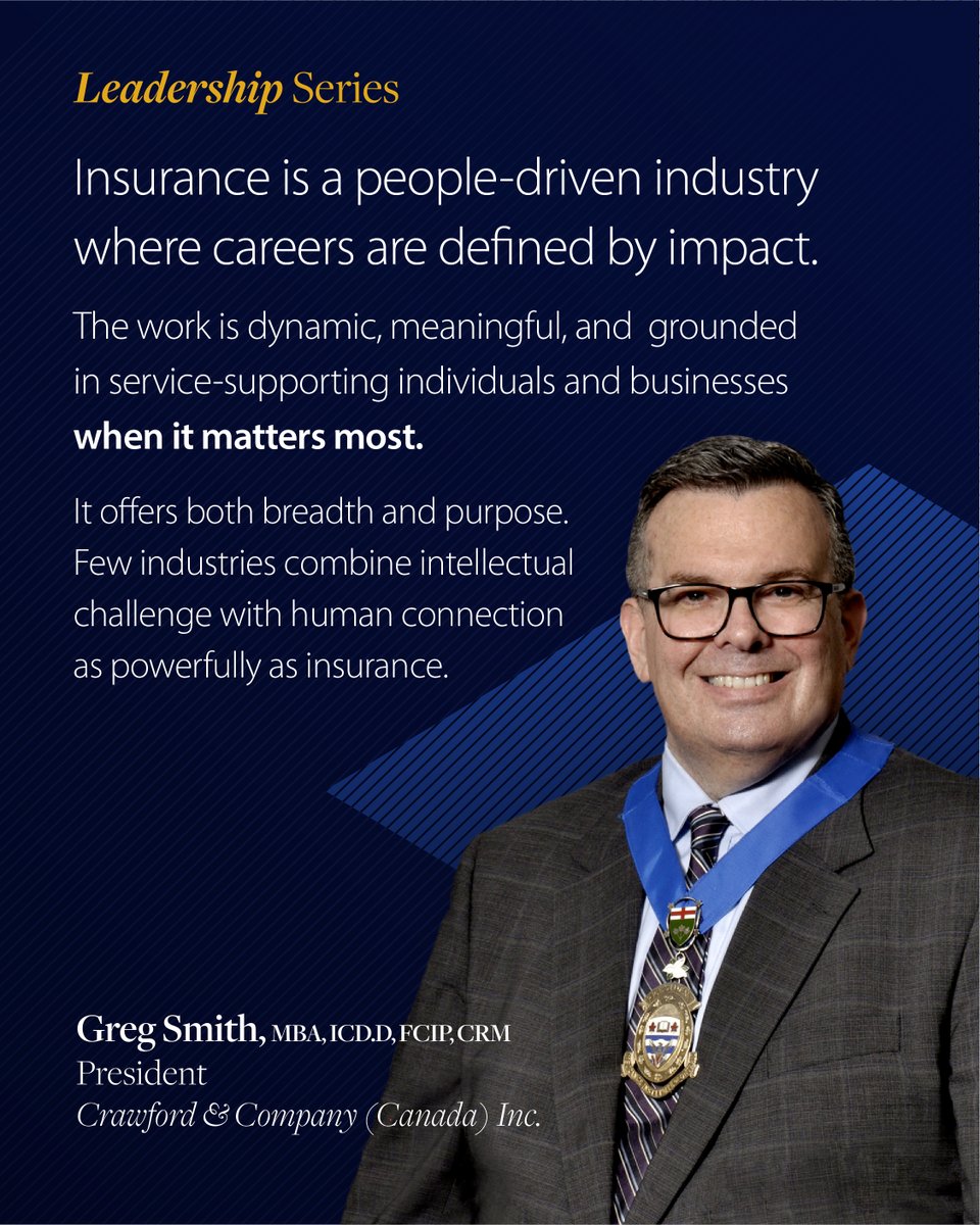 InsuranceInsCA's tweet photo. A fulfilling career often comes down to two things: having the opportunity to solve interesting problems and making a difference in people's lives. In fact, the idea at the heart of Greg Smith's Leadership Series quote is that the p&amp;c insurance industry offers both. https://t.co/8fP1DJ14Yj