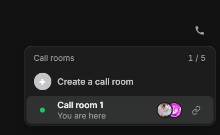 vulpineproject's tweet photo. We just added a new system: call rooms!

Temporary call rooms for groups fully end to end encrypted with calls customization ;)

#privacy #vulpine #telegram #messenger https://t.co/iaXSxXqXHE