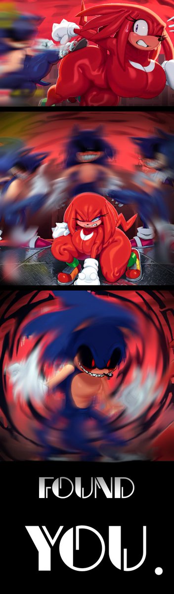 DreamcastersAI's tweet photo. 🎃 2ND HALLOWEEN SPECIAL 2/3 🎃 

KNUCKLES THE ECHIDNA X SONIC.EXE || SONIC https://t.co/xsON28cO7w