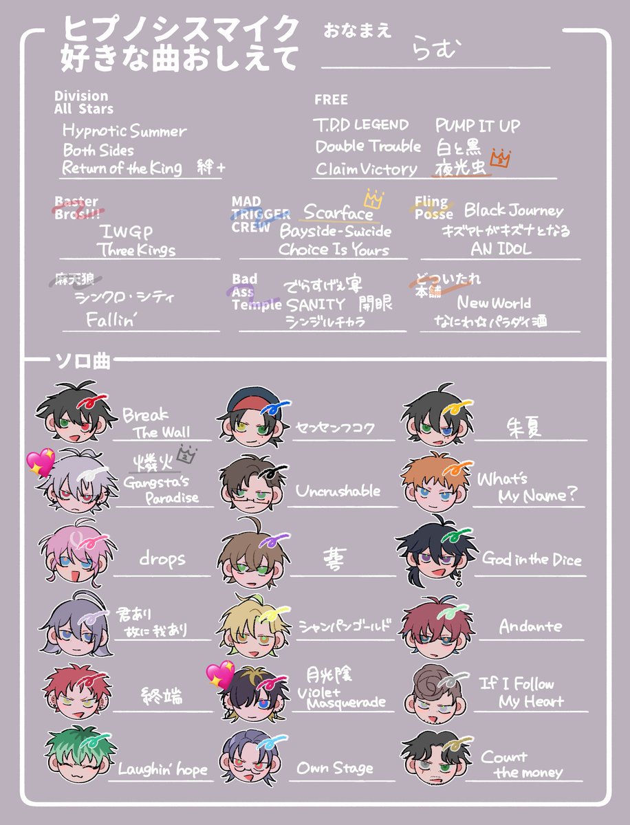 rum_raisin1's tweet photo. 18↑┊︎福岡┊︎🚺

🐴&amp;🌔推しのハマ女兼ナゴヤ嬢です💙💜

♡ or 🔁で気になった方ゆっくりお迎えさせていただきます！

✝︎ リトリン ✝︎
https://t.co/98TN5eEfTT

 #ヒプマイ自己紹介カード 
 #ヒプマイ好きさんと繋がりたい https://t.co/vWE7SxPvfN