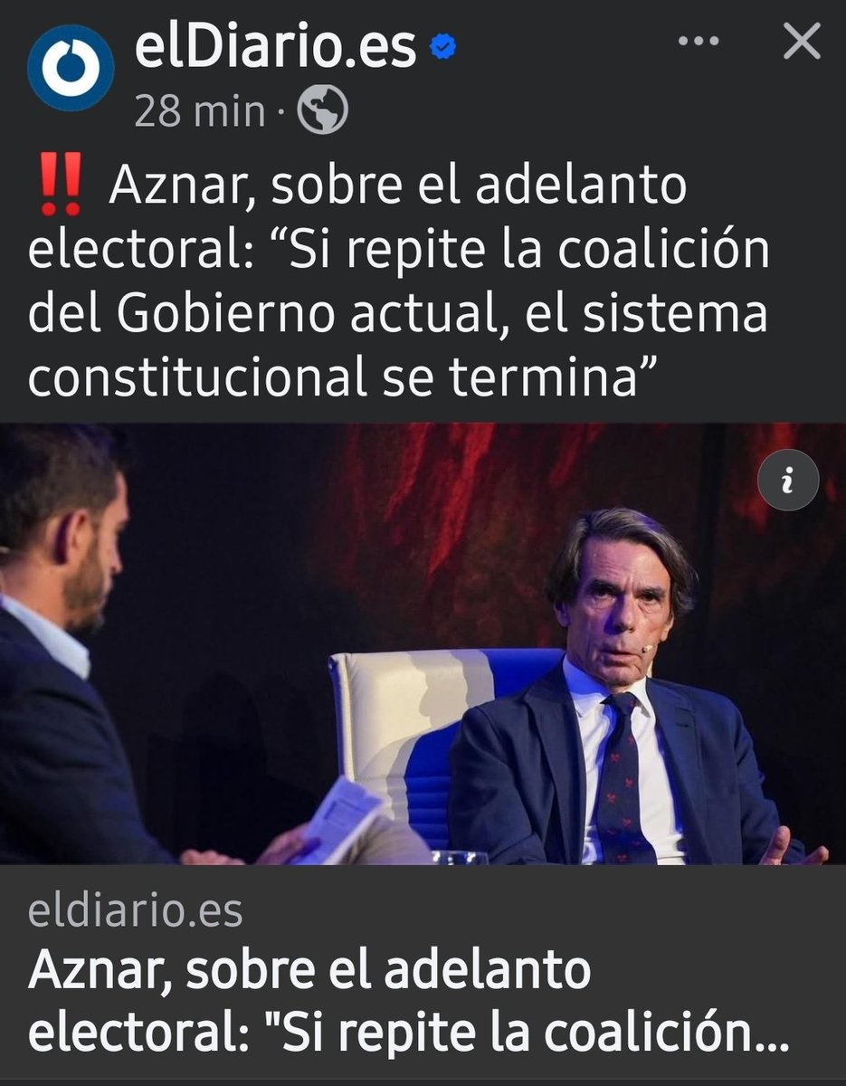 Ramdondevas's tweet photo. Os vais dando cuenta de que va esto?

Si no ganan esta vez, qué serán capaces de hacer?

Es una amenaza.

O ganan ellos o se acaban con la Democracia en España?

Es eso lo que dice míster armas de destrucción masivas? https://t.co/1carIJ9kHs