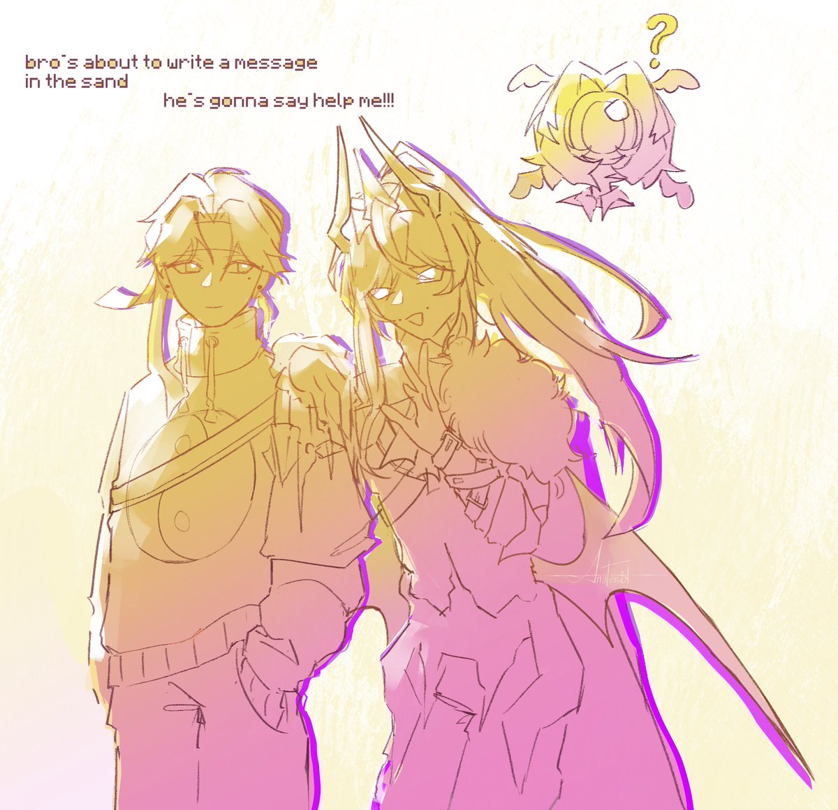 anoteria_'s tweet photo. If only they'd had more interactions in the old uu vids
#wifiesfanart #wemmbufanart https://t.co/D7qBw73Rkr