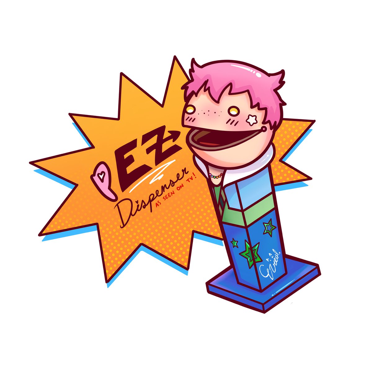 HaMien_ART's tweet photo. PEZreal… (this is so dumb)  #ezreal #HEARTSTEEL https://t.co/DFJmDManpR