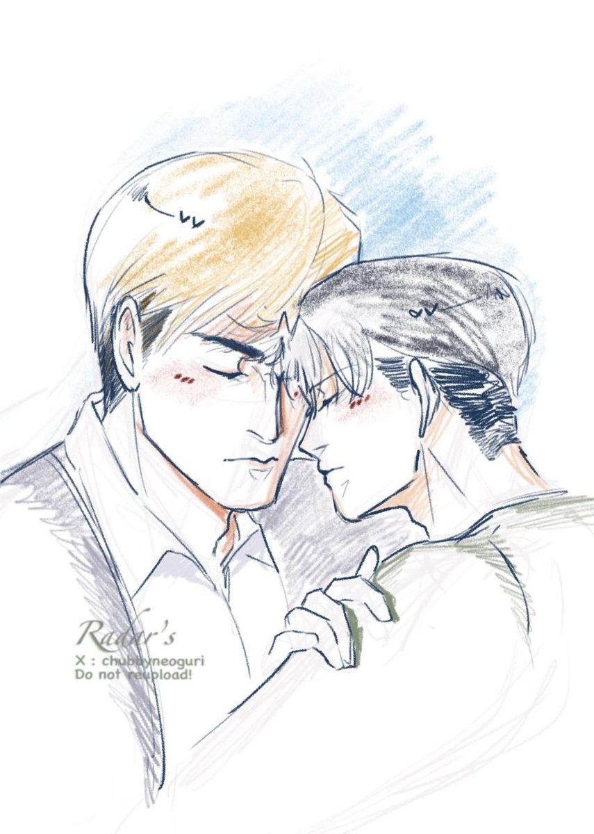 chubbyneoguri's tweet photo. Two mimirs #eruri https://t.co/Y3oxFJ6uTI