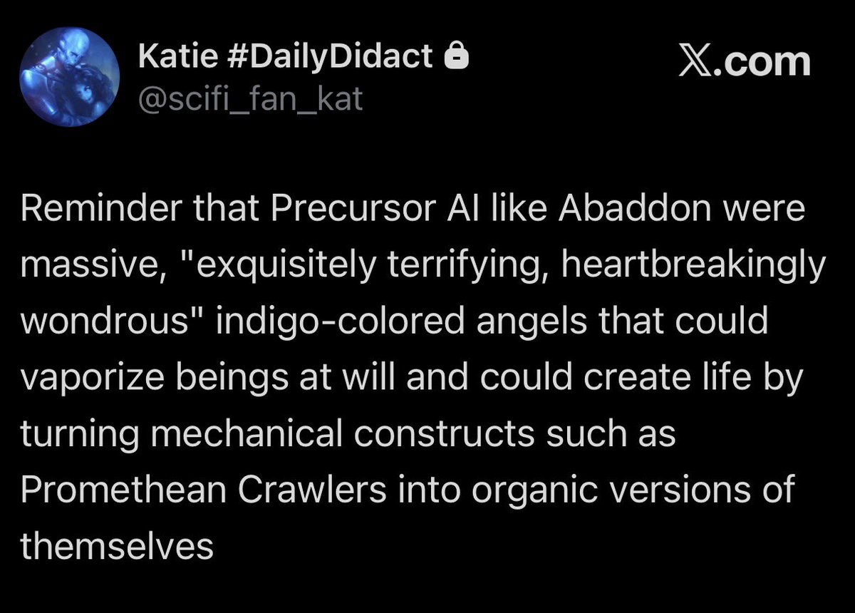 CryptumZetaXV's tweet photo. Also reposting this cause I feel like a lot of people are going to be learning about Abaddon for the first time.
@scifi_fan_kat 

#Halo https://t.co/Rjp6WqhA3F
