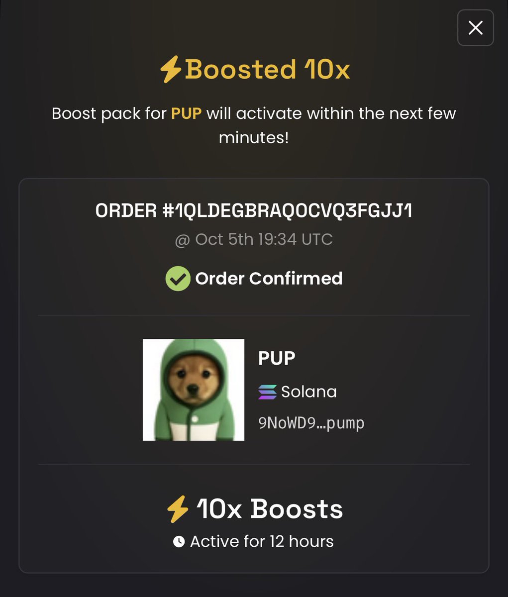 Humanevolvd's tweet photo. DEX BOOST ADDED 

9NoWD9DfG5xhQPpKrAUWoc1JHFXa9evL9SZFRawUpump https://t.co/locyjsbUhp