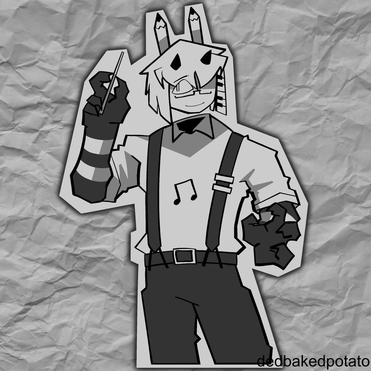 dedbakedpotato's tweet photo. #FPEArtMonth Prompt 5 - Favourite Teacher https://t.co/pMJKUGeB09