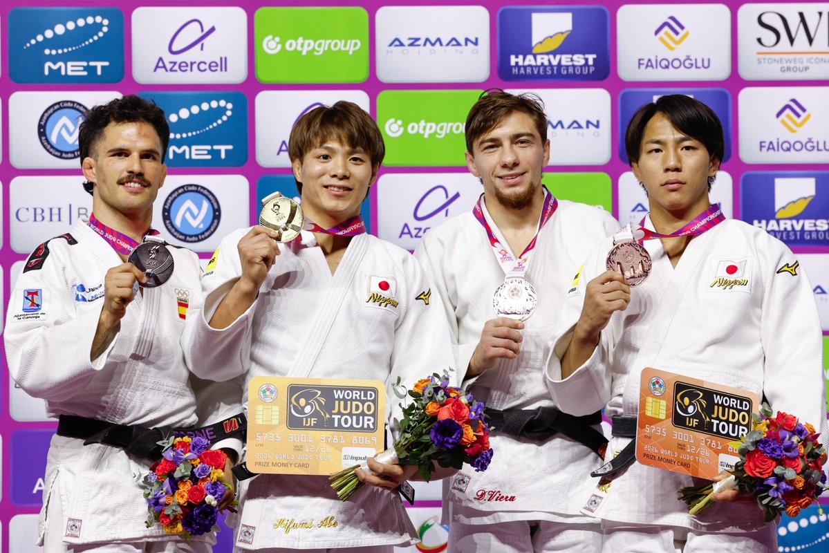 rfejyda's tweet photo. Campeonato del Mundo Baku 2026

🥈  -52kg Ariane Toro
🥉  -52kg Ayumi Leiva
🥈  -66kg David García

Enhorabuena, tres medallas mundiales en la misma jornada.

¡Histórico! https://t.co/S4ttUS7Eix
