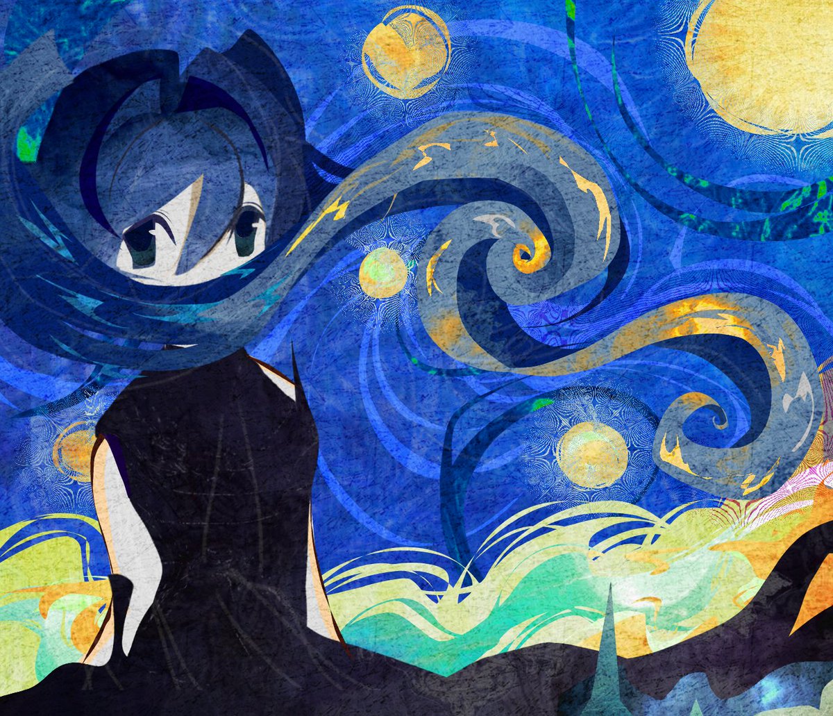 yrtmoth's tweet photo. I made some bullshiiitttt #hatsunemiku https://t.co/sMPM7YPZ5F