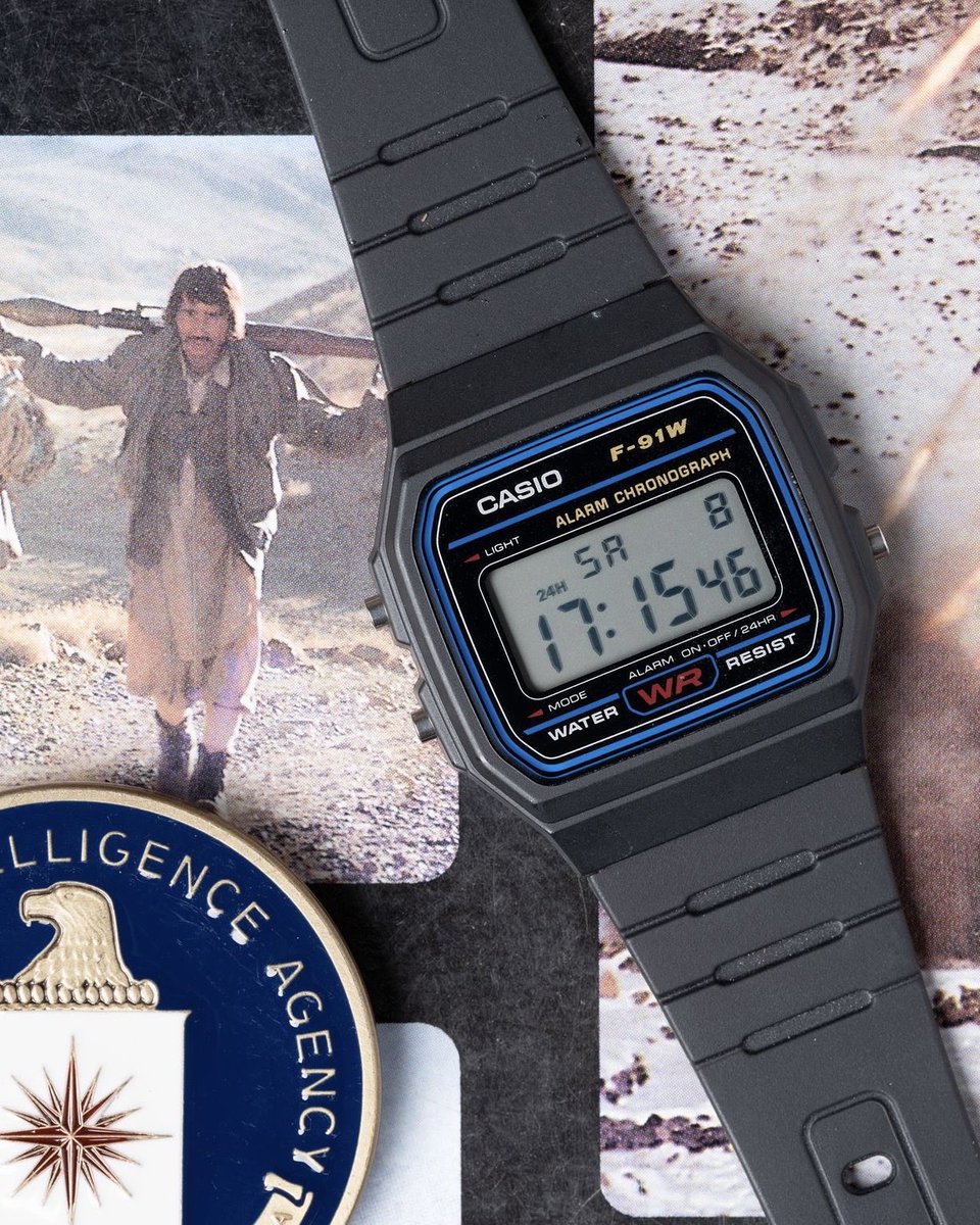 watchesofespion's tweet photo. British Army issuing Casio F91Ws to new recruits. Ally.  Last month, the British Army announced that new recruits will receive a welcome pack containing a notebook, a pen, a letter of congratulations, and a Casio F91W. https://t.co/aappkpuvme