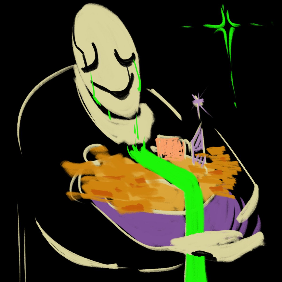 WINGDINGS_FONT's tweet photo. ARE
YOU
A
STAR?

#DELTARUNE #GASTERTOBER https://t.co/J9SCQcogQL