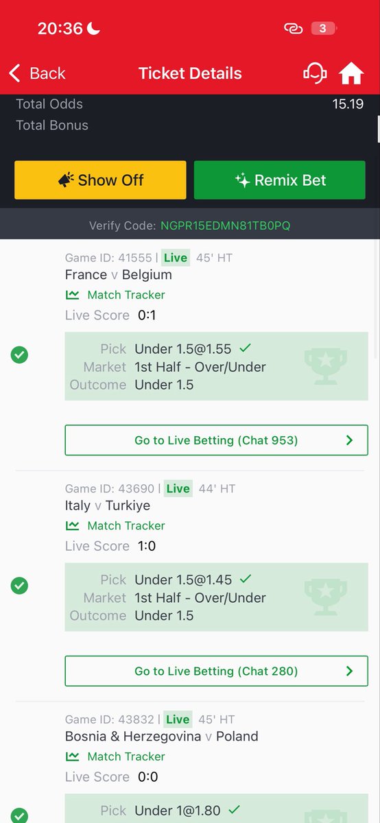 1TipsOracle1's tweet photo. 15 odds boom https://t.co/jxm6IABrO7