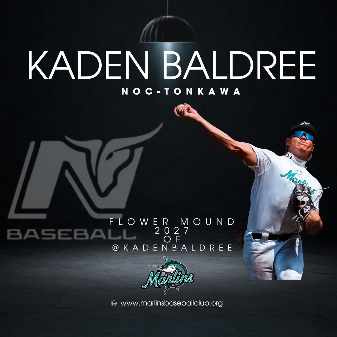 MarlinsBSB's tweet photo. Congrats to @KadenBaldree for committing to NOC-Tonkawa! https://t.co/S3naJ4ueoo