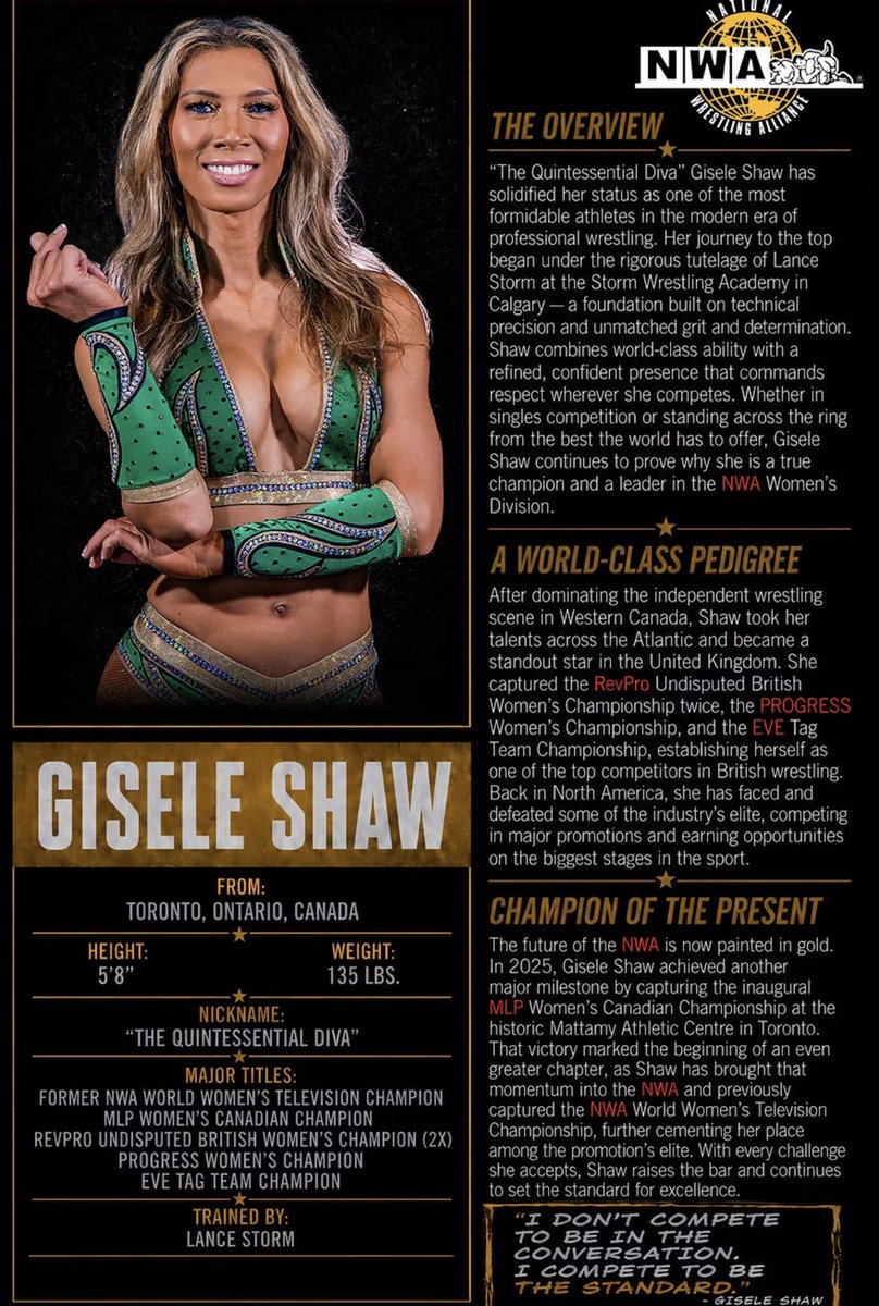 GiseleShaw08's tweet photo. Have you seen my @nwa bio yet? If not, swipe right and check it out! 🫰🏼🫶🏼 https://t.co/cc8O3kzvxH