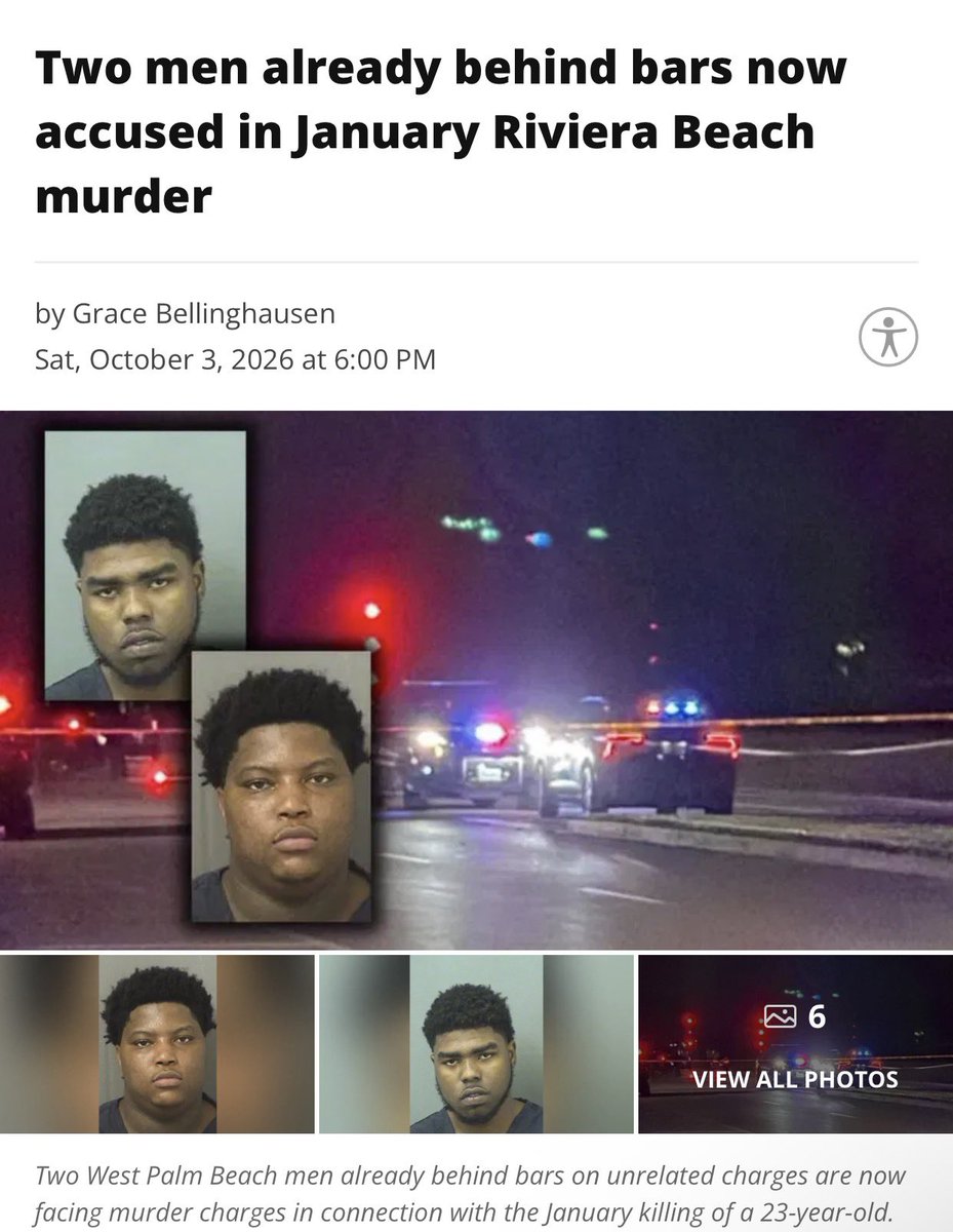 Pbcupnext's tweet photo. Two West Palm Beach men were already in jail on unrelated charges when Riviera Beach police hit them with the criminal justice DLC. Travis Towns and Carlos Peavy now face second degree mrder charges in Christopher Coleman’s January klling. https://t.co/Tv15glwm5r