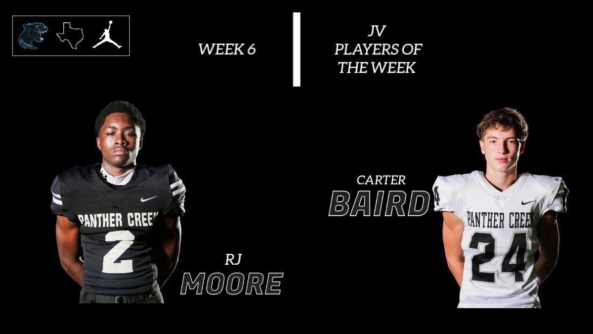 PCHSfriscoFB's tweet photo. Week 6 Sub-Varsity Players of the week!

#CREEK https://t.co/sX3yg0O5gK