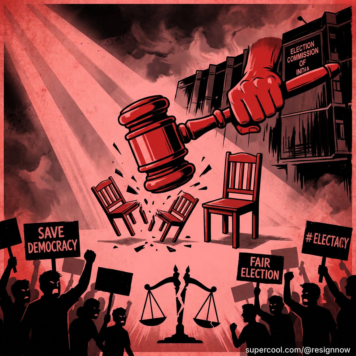 Bodhisatwa's tweet photo. Two Election Commissioners raised legal objections. Gyanesh Kumar overruled them anyway. The law demands collective decisions, not one man's diktat. This is not an Election Commission, its a rubber stamp. Resign now.

Follow me on SuperCool: https://t.co/bQ9B5G3uGW https://t.co/lIpye4aVO6