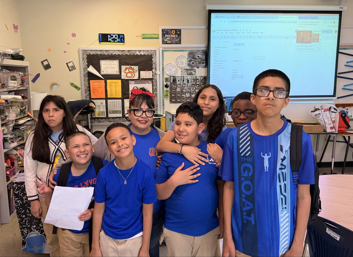 TrixieWilliam10's tweet photo. Monday, October 5 officially kicks off the 20th Annual World Day of Bullying Prevention! Ross ALE Rebels encourages everyone to wear blue! #NationalBullyingPreventionMonth! #BlueUp
@NISD @NISDSpecialEd @NISDRoss @srprincipalnisd https://t.co/7VzRcz1kQ5