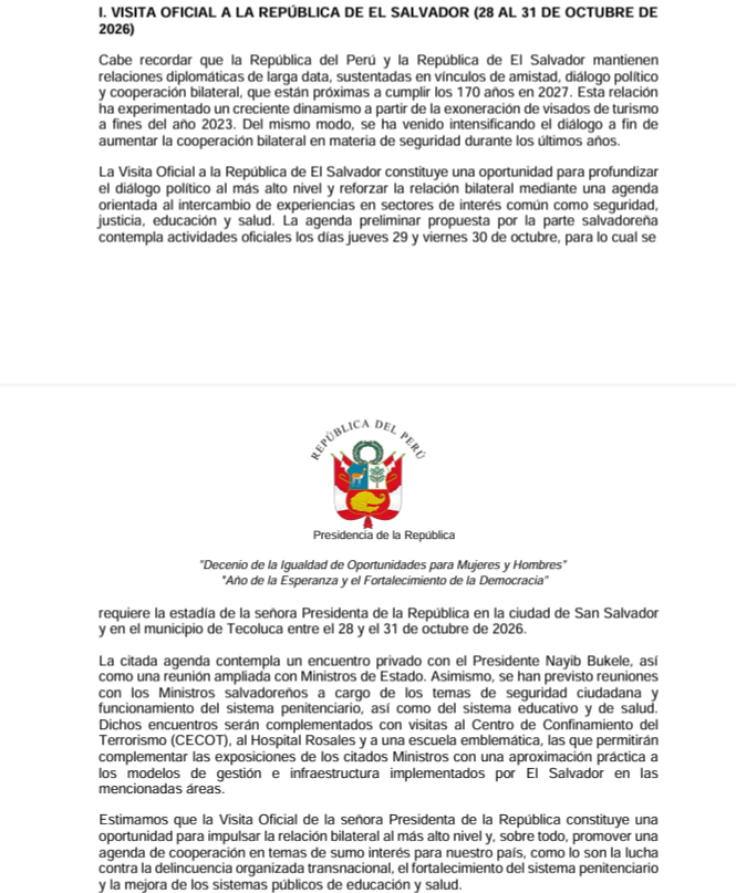 cviguria's tweet photo. LOOO UUUUULTIMOOOO (pero si lo vieron en otro lado, este fue primero, eh...). 

KEIKO WORLD TOUR 2026
La presidenta Fujimori presenta solicitud a la cámara de Senadores para salir del país para del 28 de octubre hasta el 6 de noviembre para viajar a El Salvador y España. https://t.co/7Ey5LGAaq0