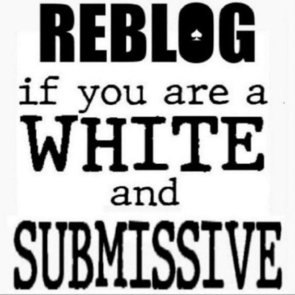 ExposureSie7's tweet photo. Reblog of you are a white sissy https://t.co/mTLNffOtpT