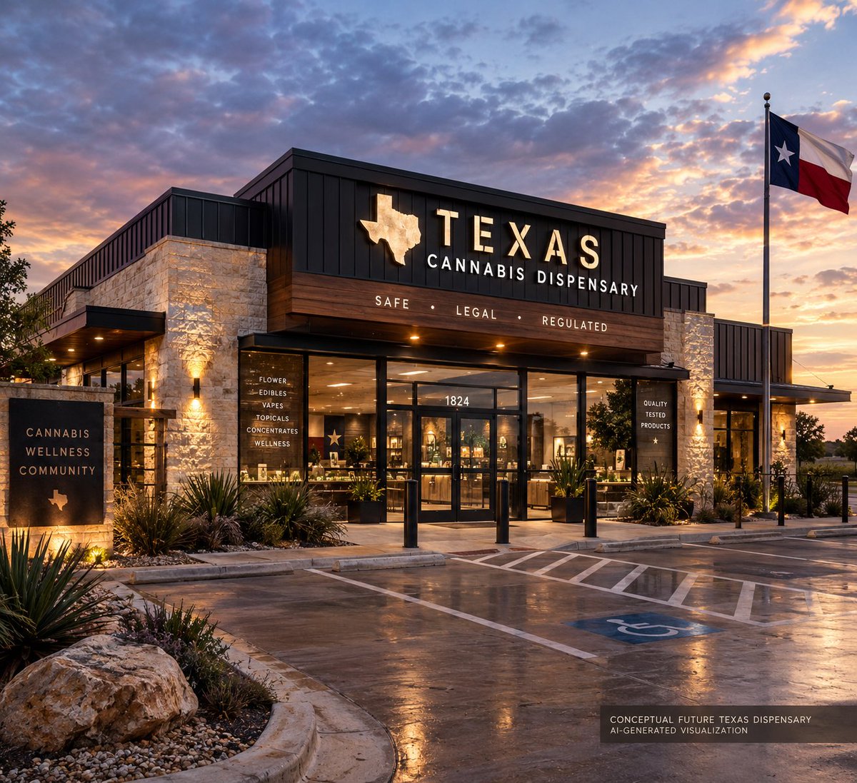 Lucysplacexd's tweet photo. Texas's "medical" marijuana program, explained: $360 for a license to access 2 grams of 1%-THC dab and a vape pen legally capped at 3-second pulls. No flower allowed. That same $360 buys a serious amount of real flower, legally, every week for a year in rec states. https://t.co/EpF63B31BC