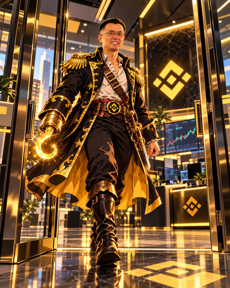 CaptainPickhook's tweet photo. .@cz_binance been moving different lately. 🪝🏴‍☠️ https://t.co/4N9ZBmlzFr