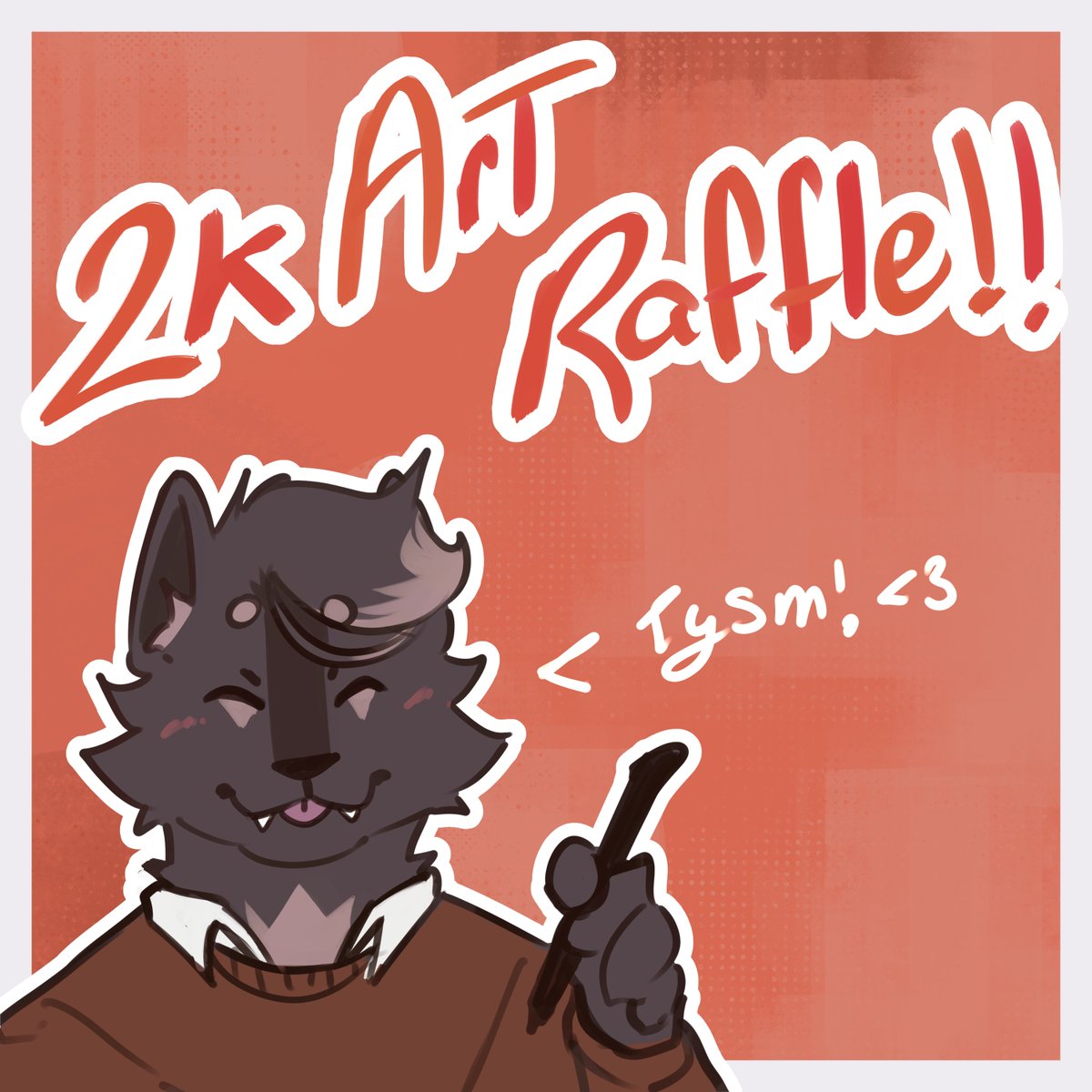 Nt_Wingow's tweet photo. 🎉2K ART RAFFLE!🎉
THANK YOU SO MUCH FOR 2K!
I really appreciate you and all the support you've given me <3
To celebrate, I'm doing an art raffle with 2 winners!! ^^
To enter:
-Like + RT 
-Follow 
-Comment your character/OC ref!
SFW refs only!
Ends Oct 8th!
Good luck everyone! <3 https://t.co/MV5pqT8jdr