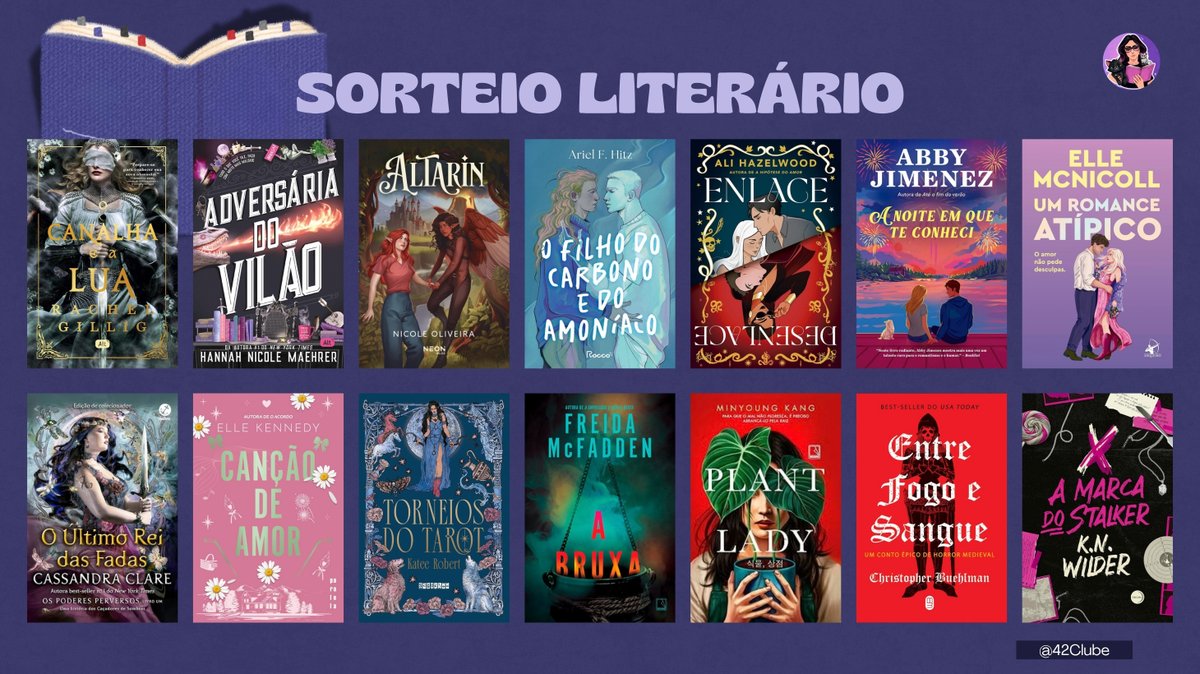 42Clube's tweet photo. ✨ Sorteio Literário✨

🏆 Prêmio: 1 livro da seleção ou R$60 no pix!

📌 Regras:
  📍 Seguir @42Clube! 
  📍 RT no FIXADO
  📍 Dar RT aqui e prontinho!

🗓 RESULTADO dia 12/10! Já sabem o que vão querer? Boa sorte a todos! 🍀 https://t.co/uIhjIYnlu5