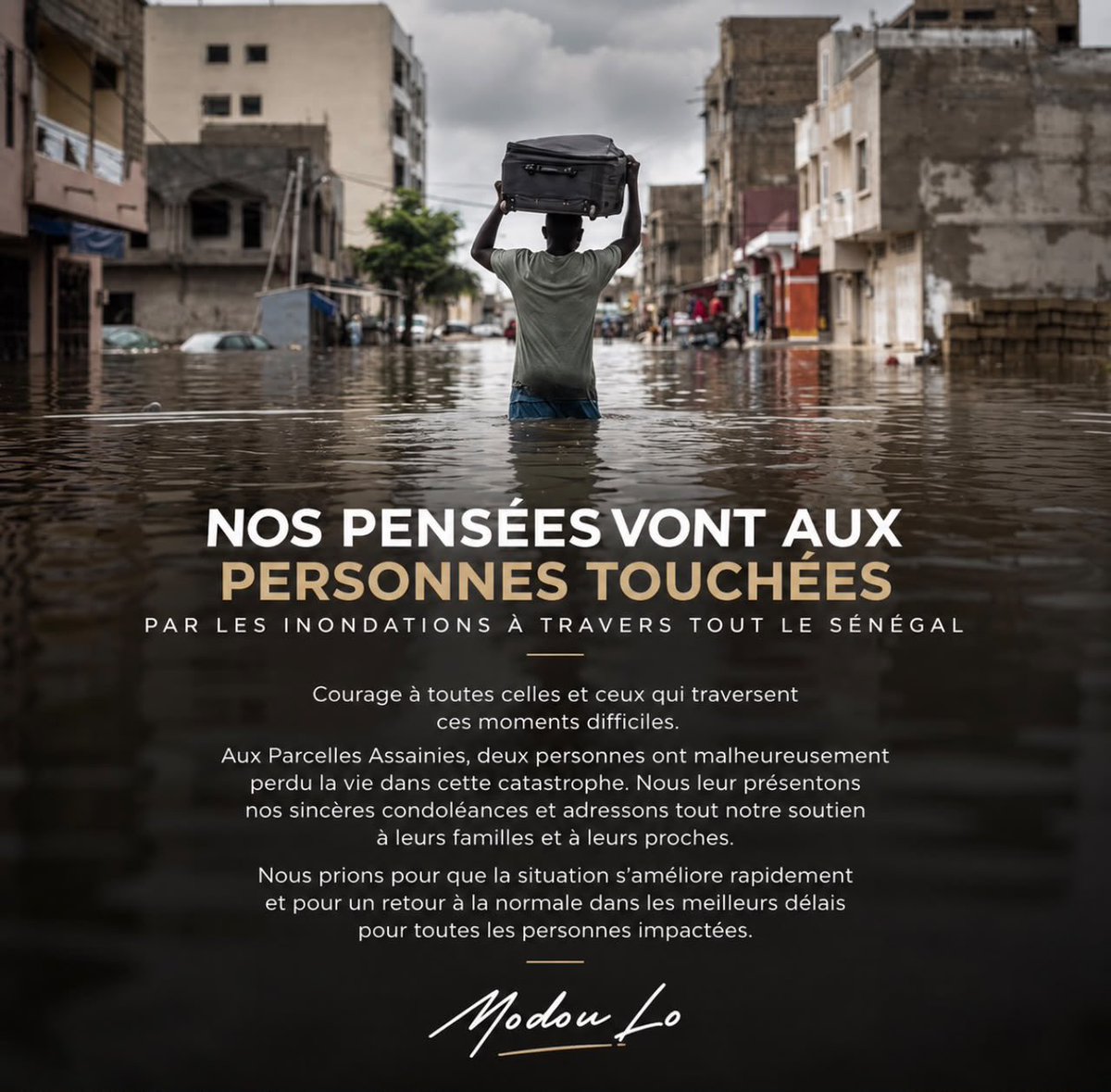 Modouxlo's tweet photo. Une grosse pensée pour toutes les personnes impactées par ces inondations. https://t.co/9AlUyL4tx9
