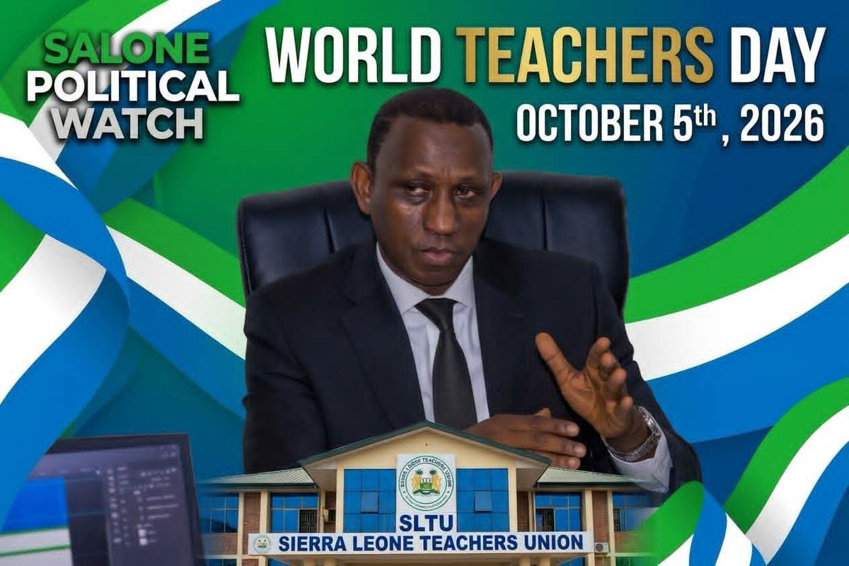 KlassicKingNice's tweet photo. #Salonex
World Teacher's Day is not only T-shirt and march at Youyi Building Oct-5th,it's reminder that teacher makes Doctor,Lawyer,Minister,President,Farmer.If teacher poor,country poor. Pay teacher's well,country rich📝♥️🇸🇱🇸🇱 https://t.co/YHe4W9hs2Z