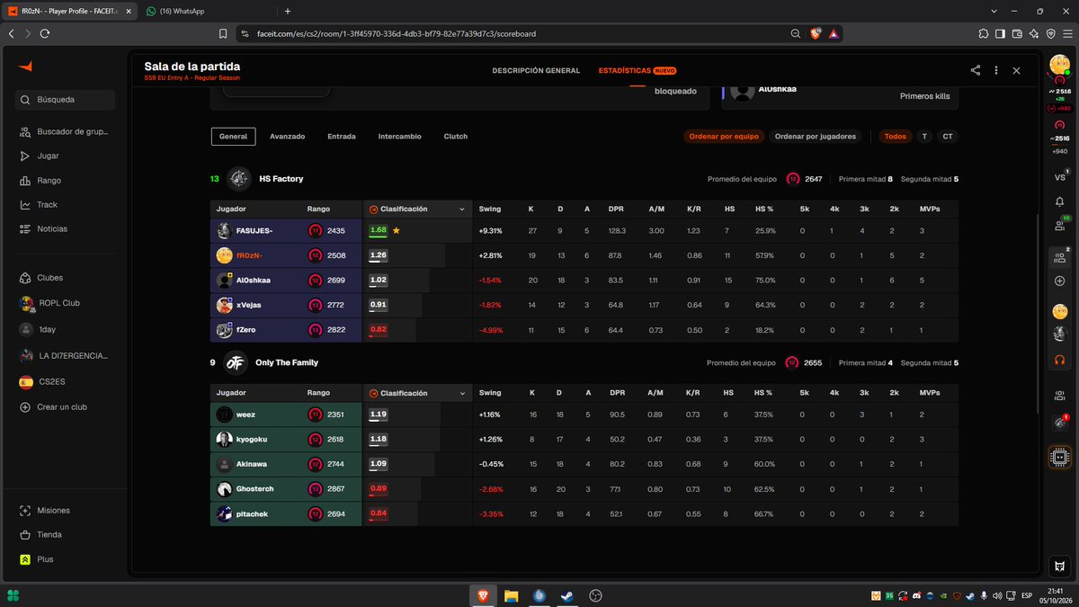fR0zrr's tweet photo. first game 1-0 ESEA 
#HSFactoryOnTop https://t.co/ShbCB0fJos