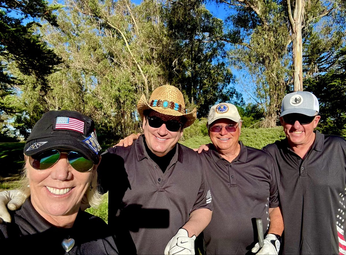 RetroBill's tweet photo. ⛳️ . 🏌️‍♂️💨 It was an HONOR and a lot of FUN to play in the Annual Sheriff's Advisory Foundation Golf Tournament Fundraiser with my dear friends on the “Shank You Very Much Team!”

Pictured (L. to R.) San Luis Obispo County Sheriff's Office SRO Deputy & CA Central Coast COPS 'N KIDS, Inc. Board Member Susy Corriea, @CHP_HQ - San Luis Obispo Area Commander Bob Hubbell (retired), @SLOSheriff Undersheriff & former @MorroBayPD Chief of Police Tim Olivas (retired).

I SALUTE 🫡🇺🇸 The Sheriff’s Advisory Foundation Golf Tournament Board Members and Volunteers for hosting a wonderful event at @cypressridge Golf Course in Arroyo Grande with ALL PROCEEDS going to support 💙Law Enforcement officers, equipment and training in San Luis Obispo County, California!

TODAY’s GOLF TOURNAMENT was a 
Hole 🕳️ In One Success!

#SheriffsAdvisoryFoundation
#GolfFundraiser
#CypressRidgeGolfCourse
#ArroyoGrande