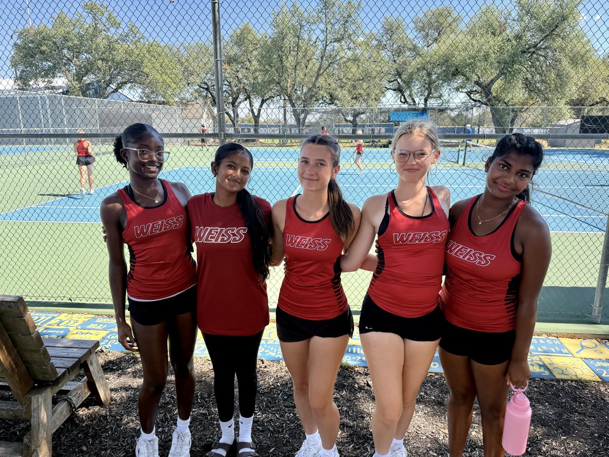 weissvolleyball's tweet photo. 🚨 Congrats to our Tennis Team for advancing to Bi-District round to face Anderson TODAY‼️🫵🔥🔥 Good luck #FAMILY 🐺🎾💪 #EarnedNotGiven #BeTheOneWolfpack @pflugervilleisd @Weiss_ABC @PfISDAthletics Let’s GOOOO Pack‼️ https://t.co/bVIzBIayoK